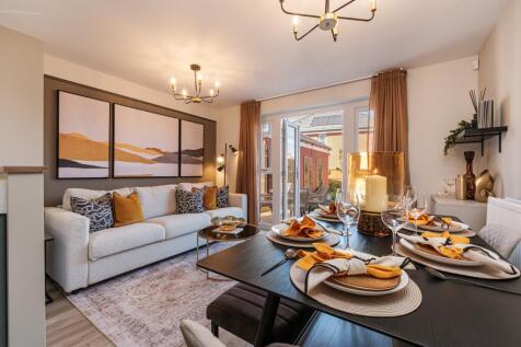 Interior view of the open plan living space in our 3 bed Kingsville home