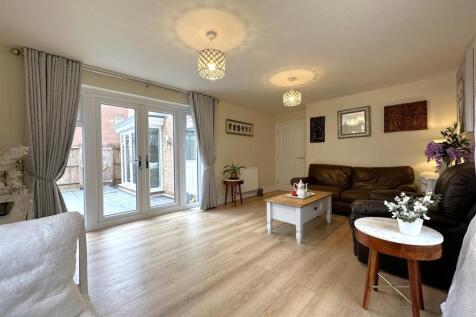 Living Room With French Doors 144