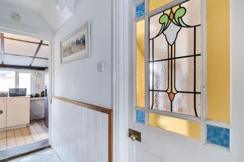 Stained glass door