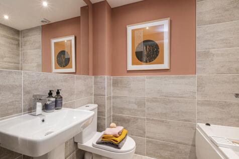 Interior view of our 4 bed Alderney bathroom