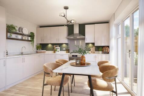 Kitchen and dining room in a 2 bedroom Belton