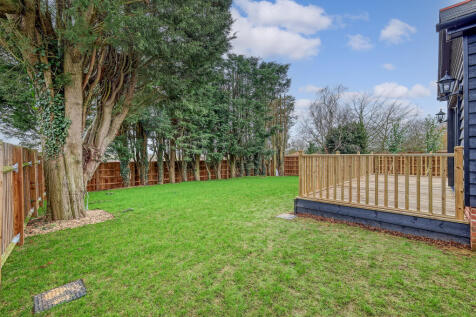 rear garden the stables