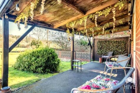 Veranda overlooking main garden