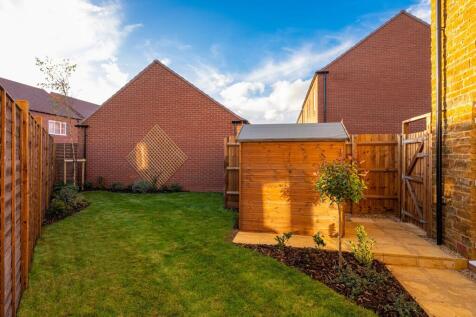 Exterior view of garden in our 3 bed Lutterworth home