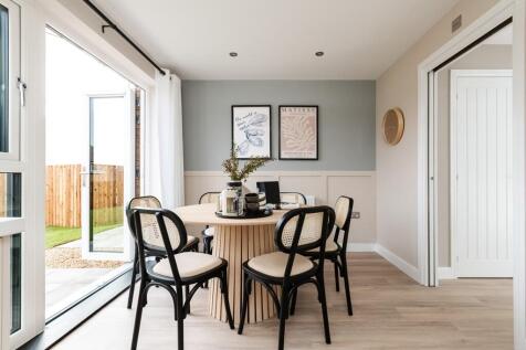 French doors lead to the rear garden