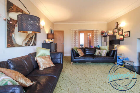 French doors between sitting rooms