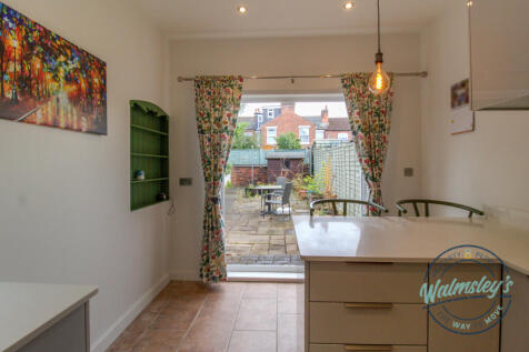 French doors to garden