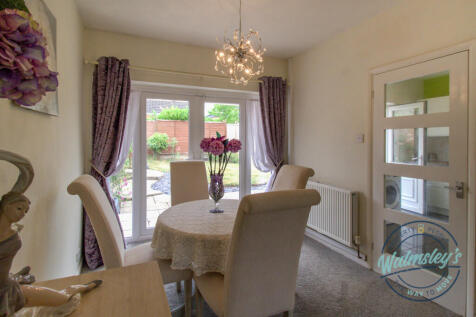 Dining area with French doors to garden