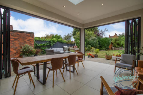 Pair of bi folding doors