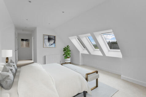 Virtually Staged Principal Bedroom