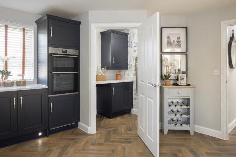 Kitchen and utility room in the 4 bedroom Alfreton