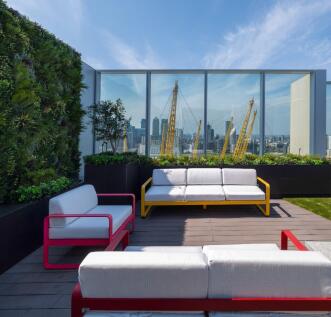 Private roof terrace