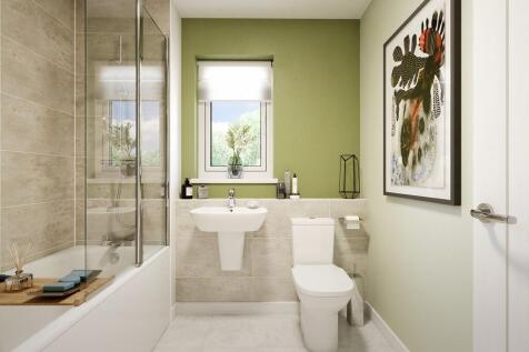 A main bathroom with high quality fixtures and fittings