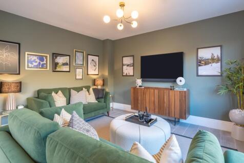 Family room of the Hampstead, a 5 bedroom house