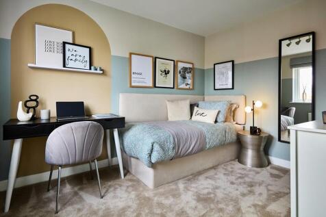 Bedroom 3 makes an ideal home office or child's bedroom