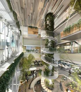 Indicative image of southern winter garden (CGI)