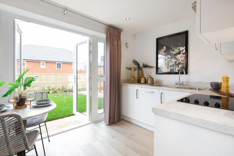 Kitchen with French doors in the Kenley 2 bedroom home