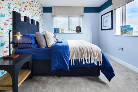 The third double bedroom overlooks the garden