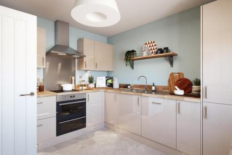The separate kitchen can be personalised to your tastes