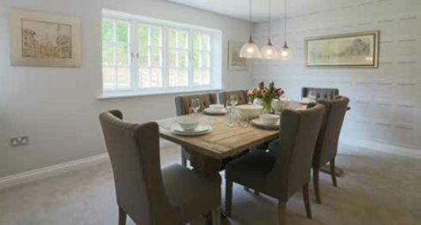 Visual of Dining Room