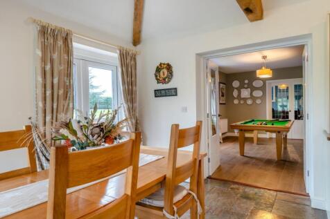 Dining area through to Pool Room