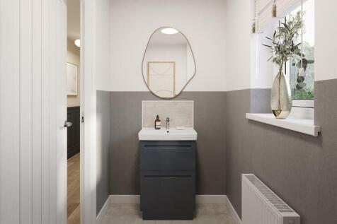 Downstairs w/c - typical Taylor Wimpey home