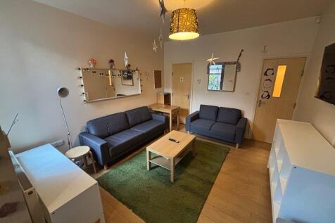 This inviting living room features comfortable ...