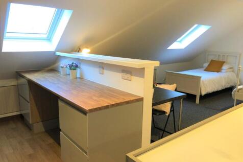 Bright and tidy single bedroom with skylight wi...