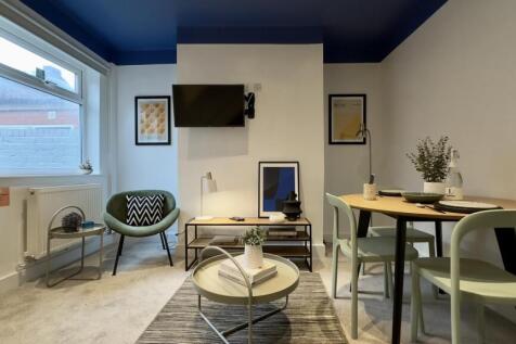 A stylish and inviting large modern living room...