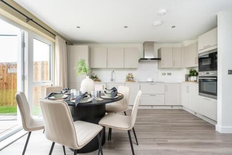 A sociable space to cook &amp; dine with French doors to the rear garden