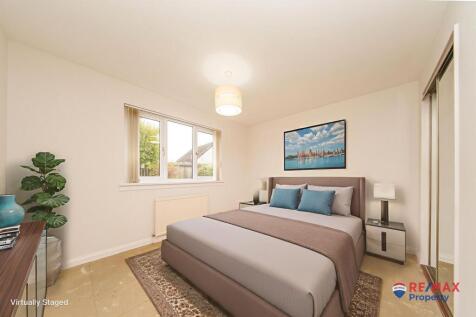 Virtually Staged Primary Bedroom