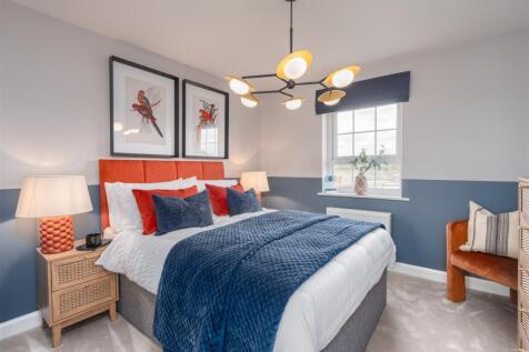 Internal view of the Skylark bedroom 2. 4 bed home.