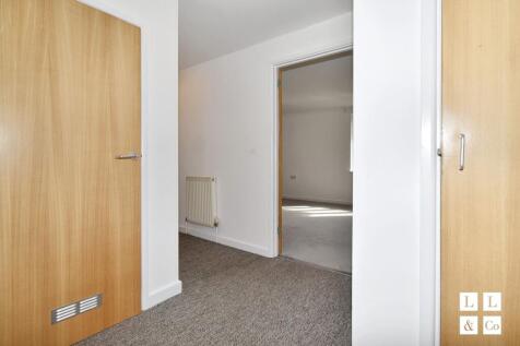 Hallway with storage