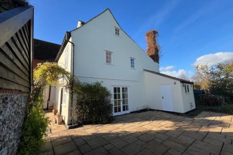 Patio area in rear garden