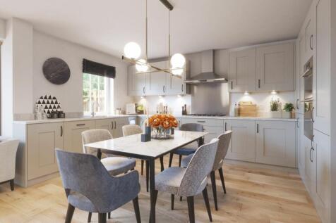 Kitchen in the Evesham show home