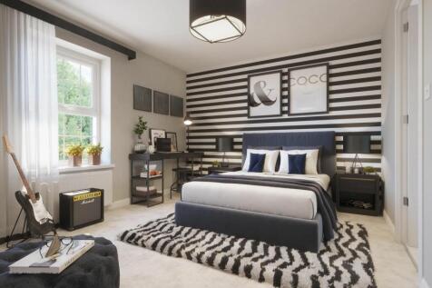 Bedroom in the Evesham show home