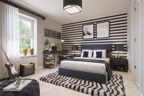 Bedroom in the Evesham show home