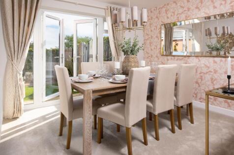 View of the dining room in the Lichfield 5 bedroom home