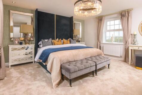 Main bedroom in the Moreton Show home