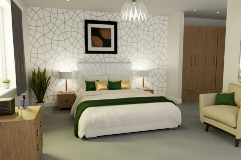 Principal bedroom/dressing area