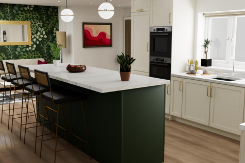 Kitchen/family/breakfast area