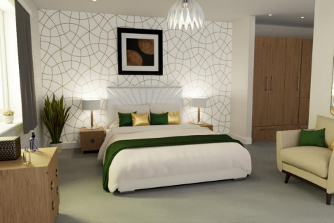 Principal bedroom/dressing area