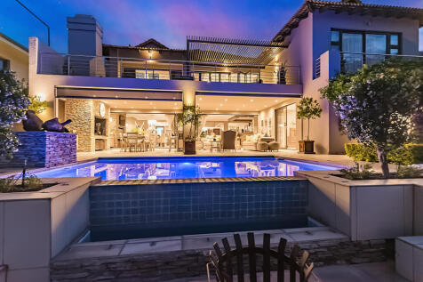 Evening view of the pool