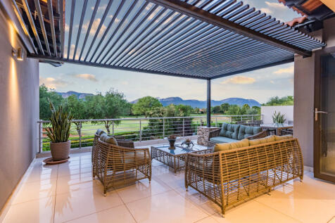 Upstairs entertainment area