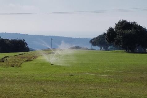 Irrigation over golf course
