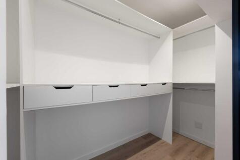 Open plan wardrobe