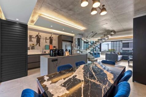 Dining area and kitchen