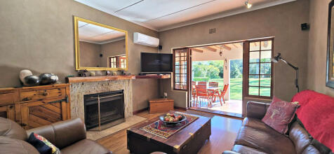 TV ROOM WITH FIREPLACE