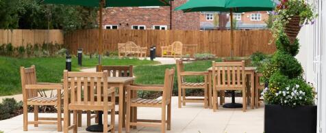 Outdoor seating area