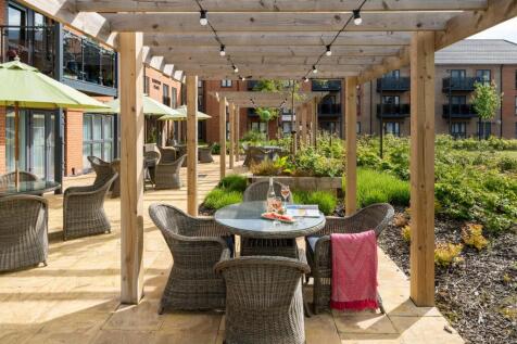 Front exterior - patio area 